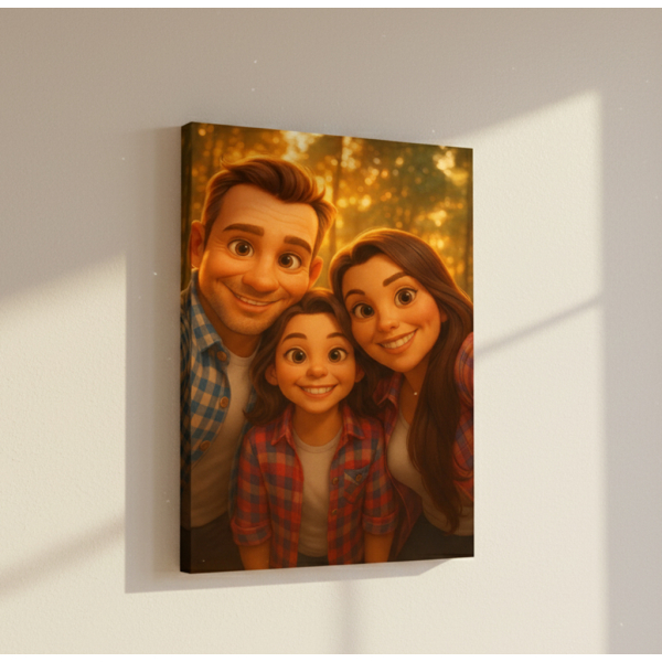 Portrait in the style of 3D animated film based on a photo Portrait in the style of 3D animated film based on a photo