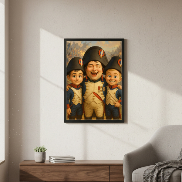 Cartoon style portrait + historical character based on a photo Cartoon style portrait + historical character based on a photo