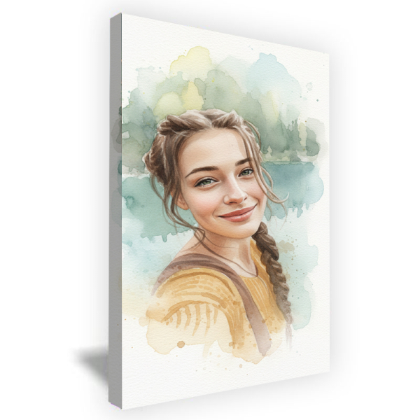 Watercolour portrait based on a photo Watercolour portrait based on a photo