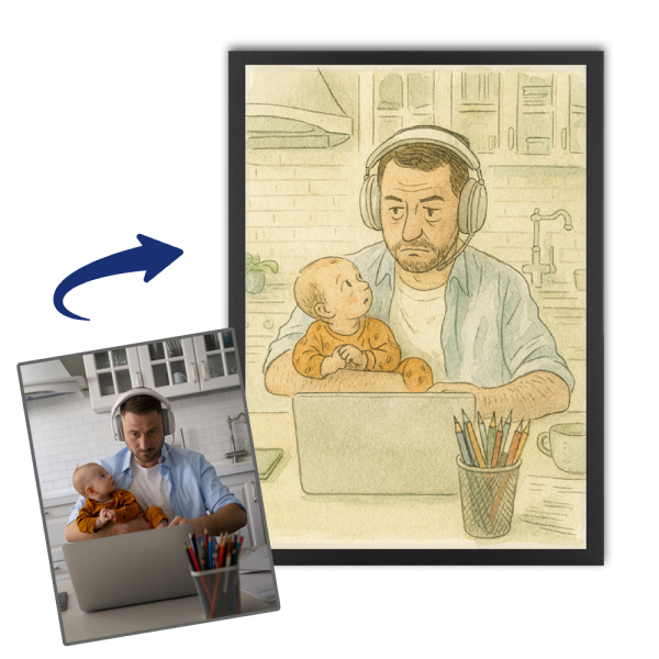 New York cartoon-style caricature from a photo New York cartoon-style caricature from a photo