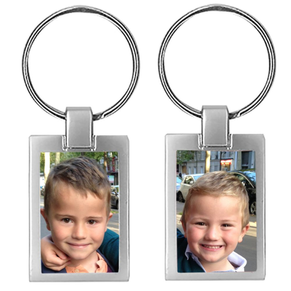 Two-photo key ring Two-photo key ring