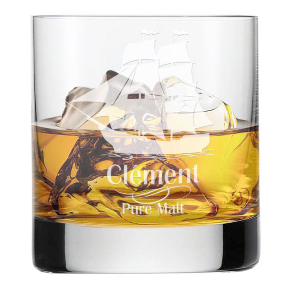 Engraved whisky glass Grand Large Engraved whisky glass Grand Large