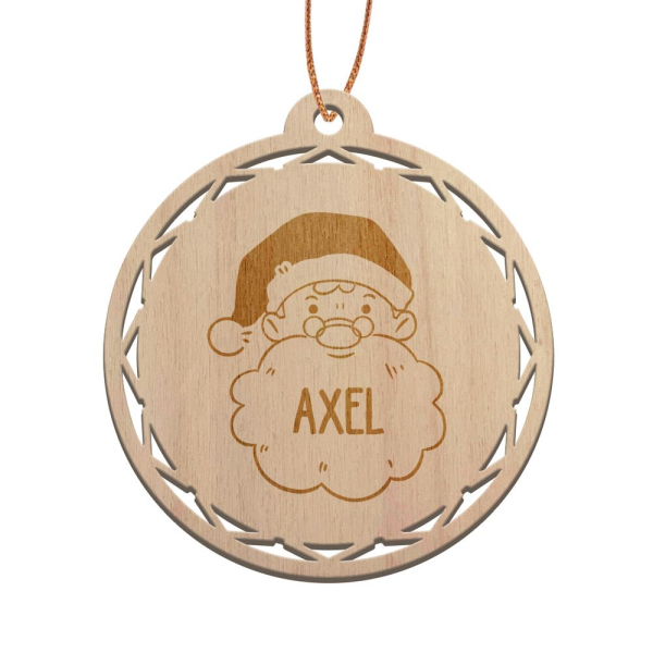 Personalised wooden Christmas bauble Christmas Spirit Personalised wooden Christmas bauble Christmas Spirit