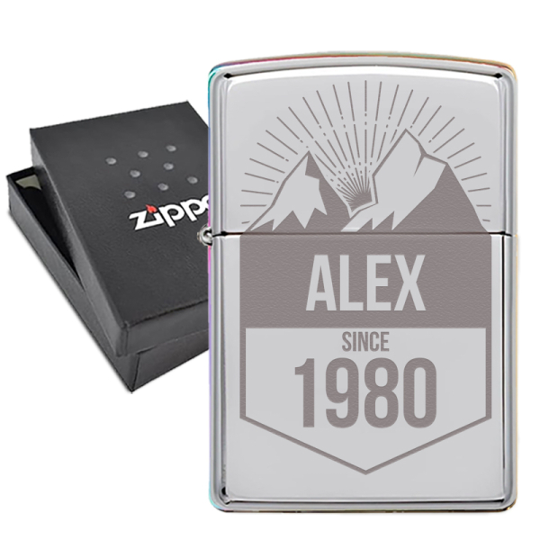 Personalised Birthday Zippo® Personalised Birthday Zippo®