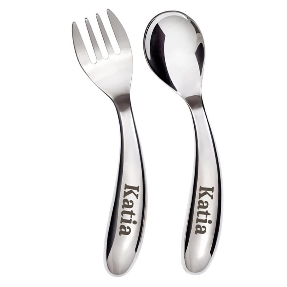 Metal cutlery for babies