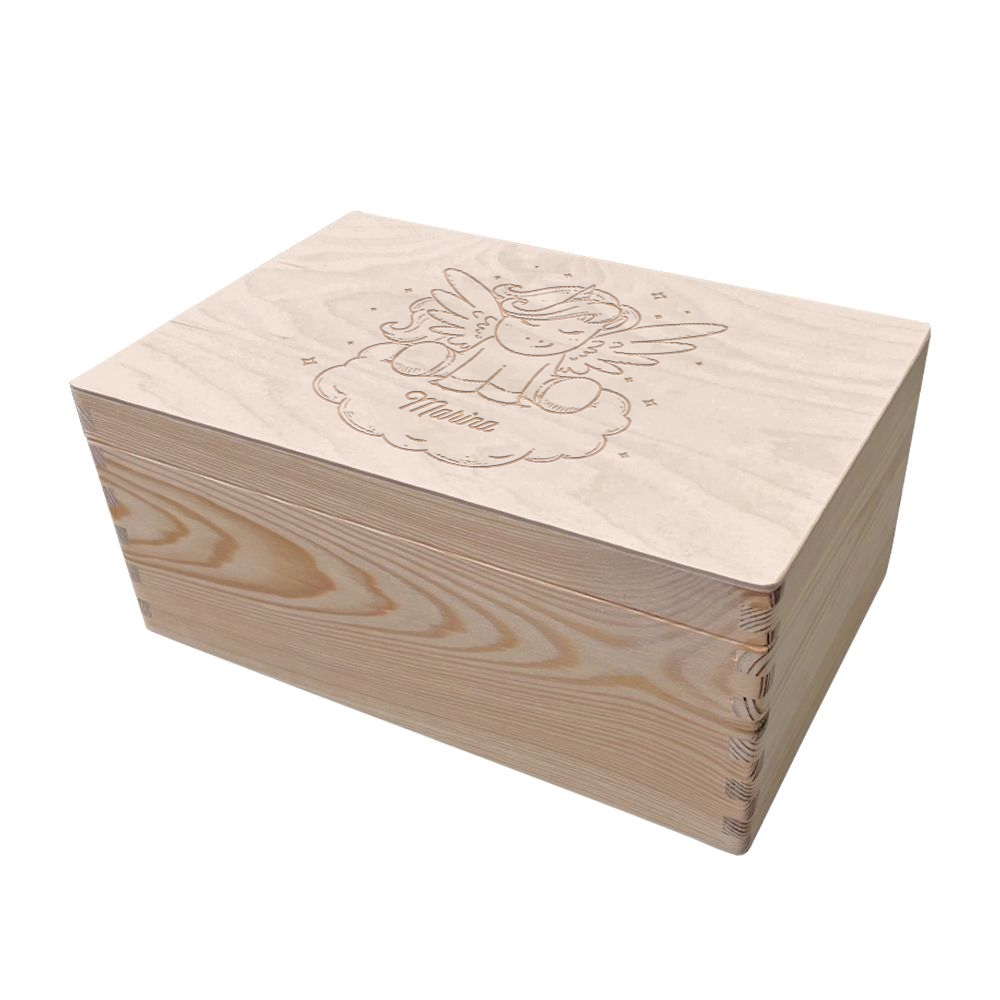 Engraved storage boxes for children
