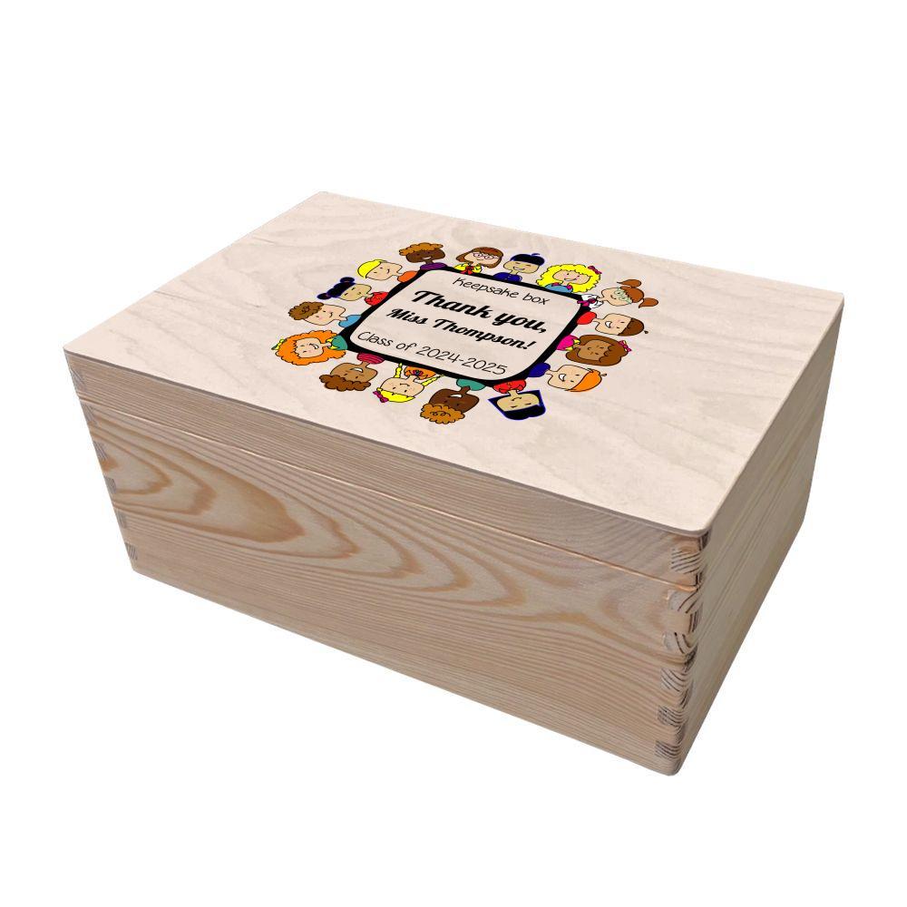 Family printed storage boxes