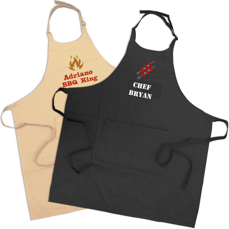Adult embroidered aprons
