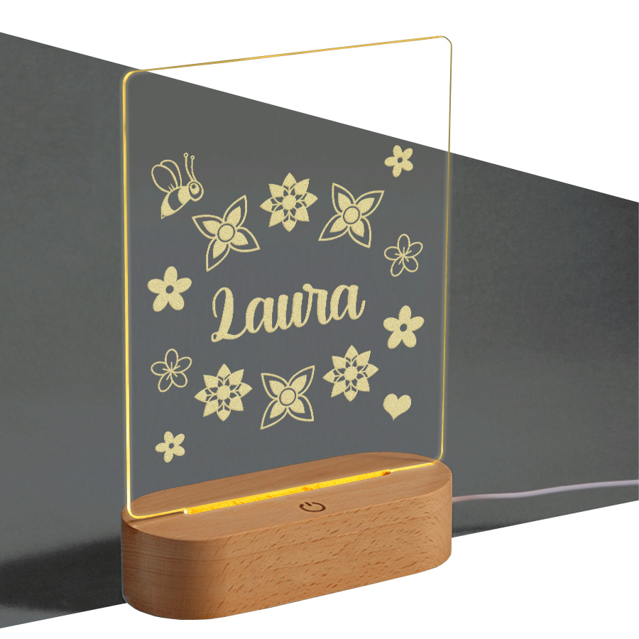 Engraved LED Lamp