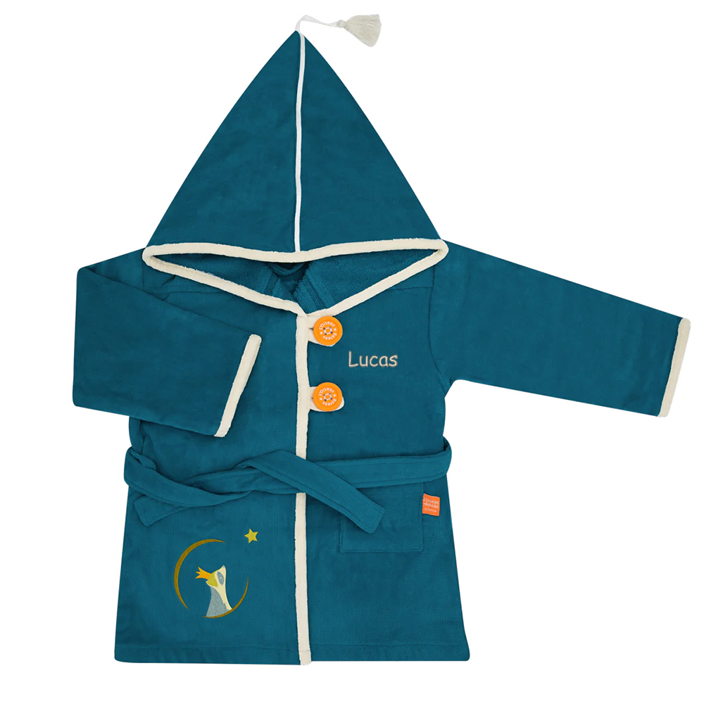 Embroidered children's bathrobes Embroidered children's bathrobes
