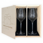 2 glasses | box