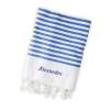 Blue and white