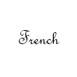 French Script