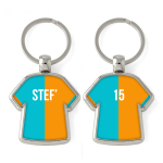 Turquoise and orange