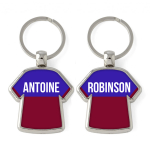 Blue and bordeaux
