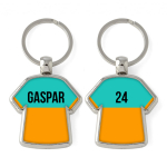 Turquoise and orange