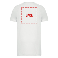 On the back