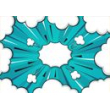Comic blue