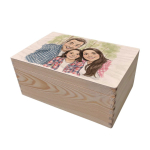 Wooden storage box