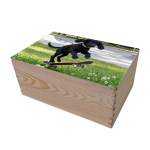 Wooden storage box
