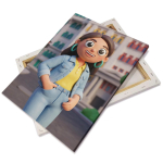 Canvas fabric on stretcher