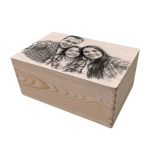 Wooden storage box