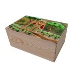 Wooden storage box