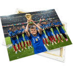 Canvas fabric on stretcher