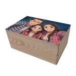 Wooden storage box