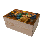 Wooden storage box