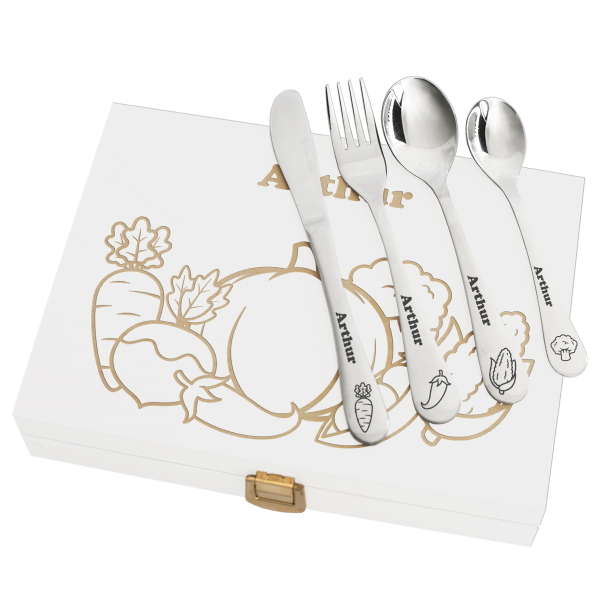 Children's vegetable cutlery