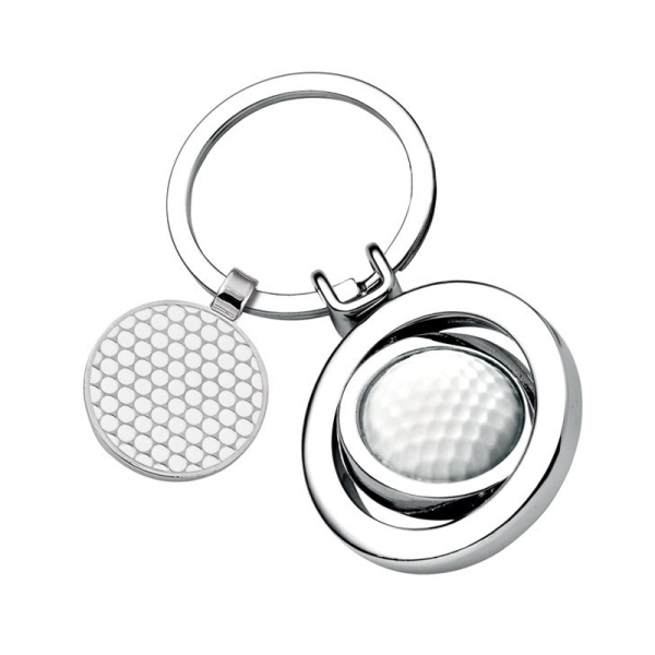 Customised golf ball keyring