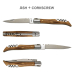 Personalised Laguiole-style knife with patterns Personalised Laguiole-style knife with patterns