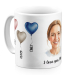 Personalised Mug Heart Balloons