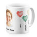 Personalised Mug Heart Balloons