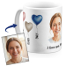 Personalised Mug Heart Balloons