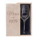 Engraved birthday wine glass Engraved birthday wine glass