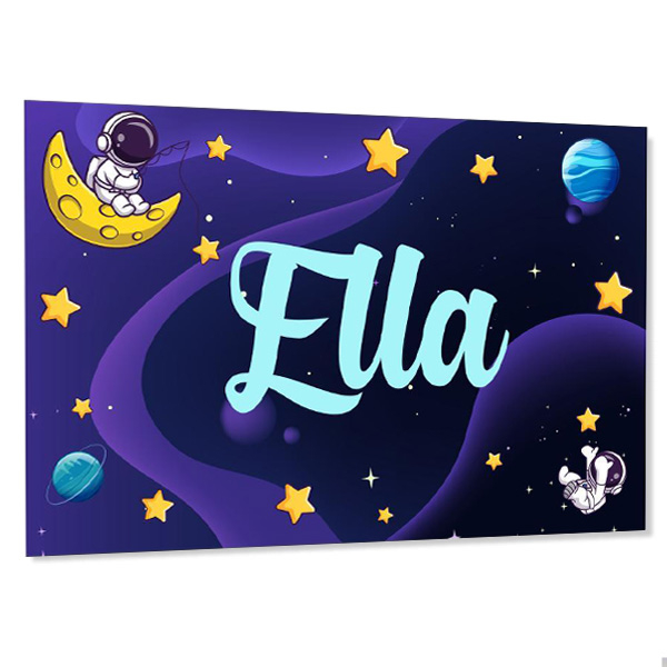 Kids room door sign - Astronaut
