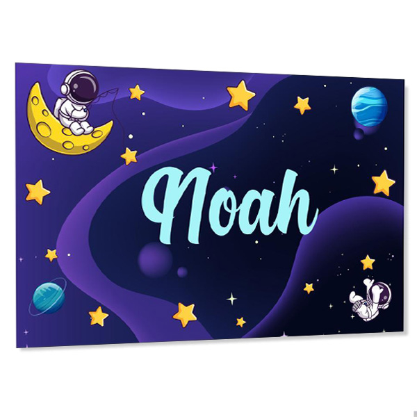 Kids room door sign - Astronaut