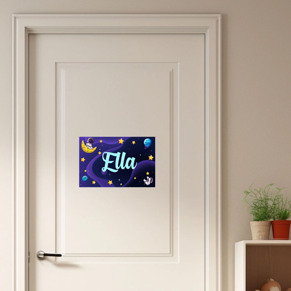 Kids room door sign - Astronaut