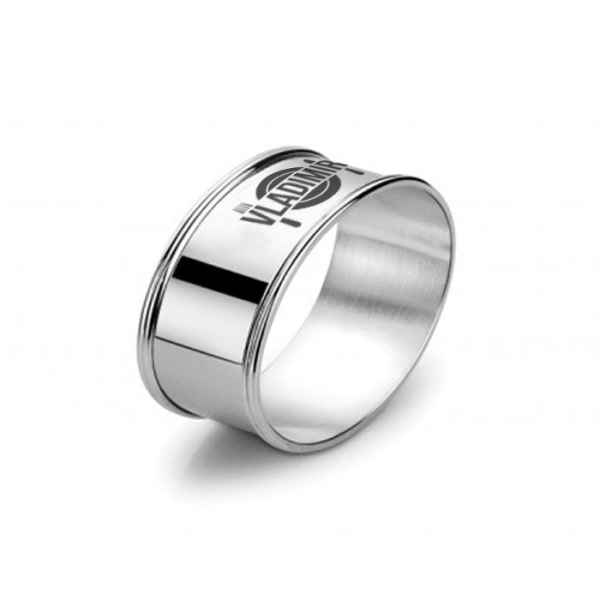 Bon Appétit engraved napkin ring