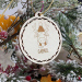 Wooden Christmas Bauble personalised for child Wooden Christmas Bauble personalised for child