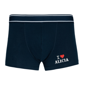Personalised mens boxer shorts