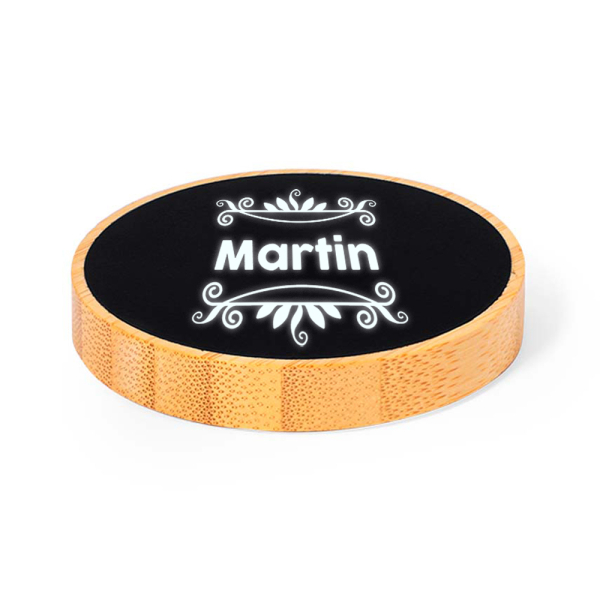 Customised luminous round charger