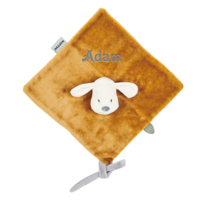 Charlie the caramel dog plush, embroidered Charlie the caramel dog plush, embroidered