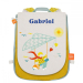 Children's backpack with name and hang-glider decoration