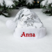 Christmas hat with glitter snowflakes Christmas hat with glitter snowflakes