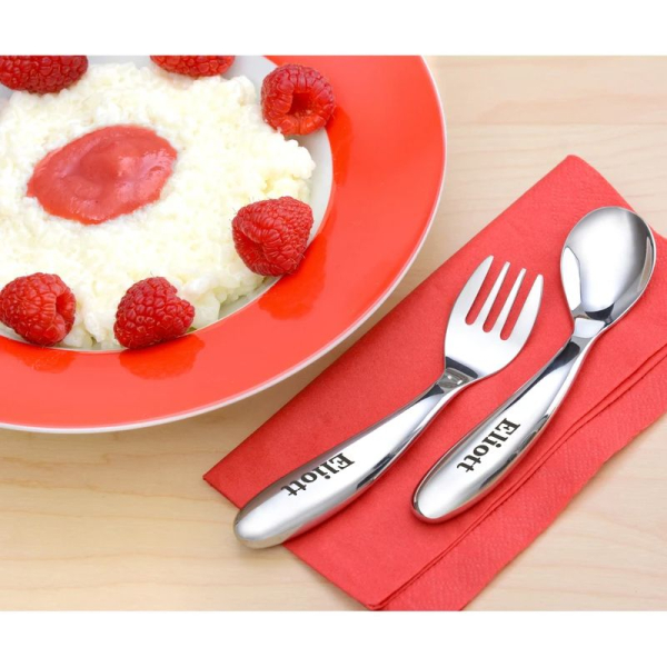 Customised ergonomic cutlery for babies