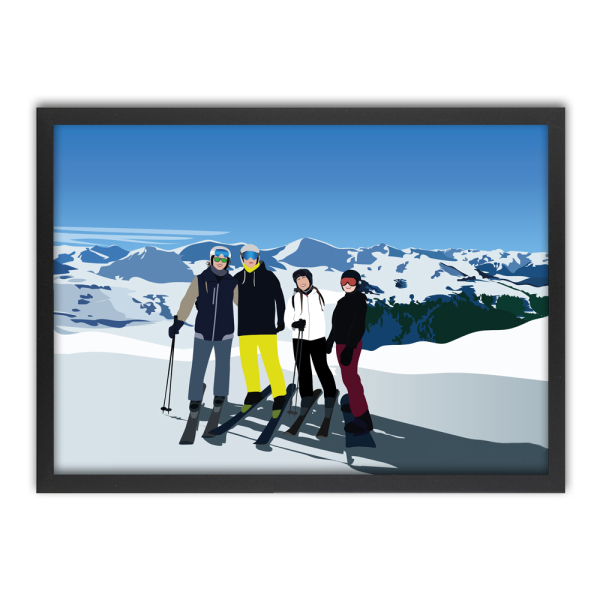 Custom design portrait from a photo