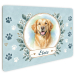 Door sign with watercolour pet photo Door sign with watercolour pet photo